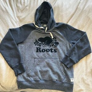 Navy Blue Roots Canada Hoodie